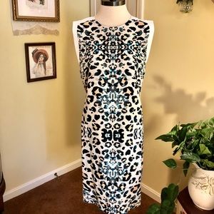 Brochu Walker Silk Animal Print Dress